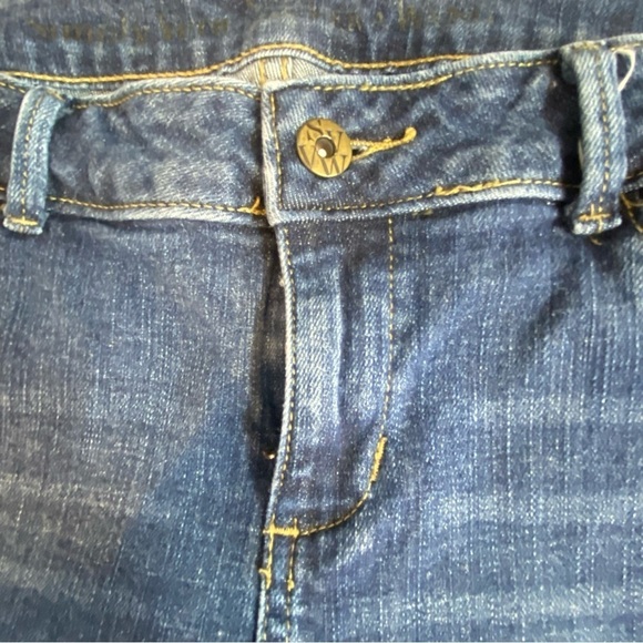 SIMPLY VERA VERA WANG Women plus size 16 straight cropped med wash Jeans midrise - Picture 6 of 7